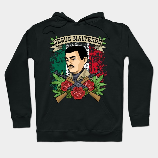 Jesus Malverde Shirt For Women & Men Gifts Jesus Malverde Hoodie by PomegranatePower